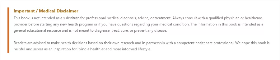 Medical Disclaimer
