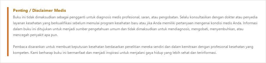 Medical Disclaimer